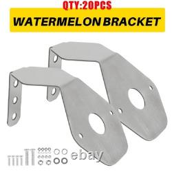 Watermelon Mirror Turn Signal Bracket 304 Stainless Steel For Semi Truck 2-20X