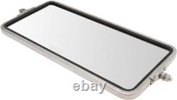 West Coast 16x7 Stainless Steel Truck Mirror Set Driver & Passenger Side