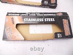 West Coast Mirrors 5/16 Studs Stainless Steel Heavy Duty Truck 050188