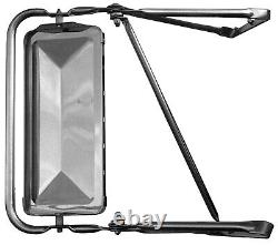 West Coast Stainless Steel Mirror Assembly 80-96 Ford Bronco F150 F250 F350RIGHT