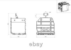 Width Lights Exhaust G-6225 1/14 Stainless Steel Toy Parts for Tamiya FH16 Truck